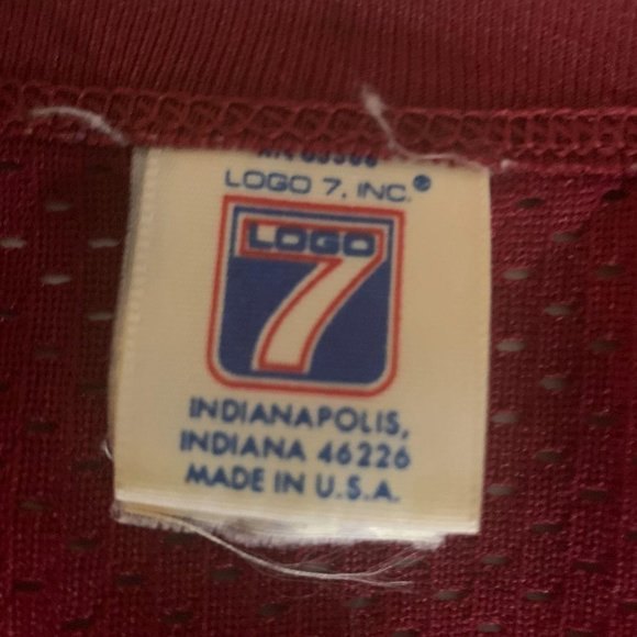 Vintage Logo 7 NFL Washington Redskins Football Je - Picture 3 of 7